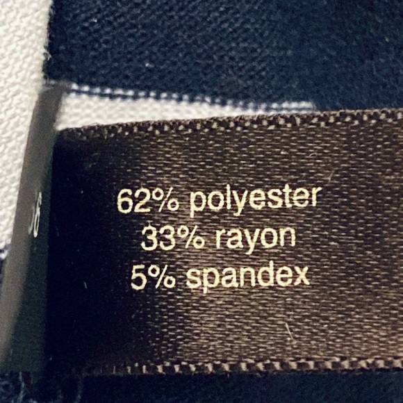 The Limited Navy and White Striped Midi Dress - Picture 11 of 12